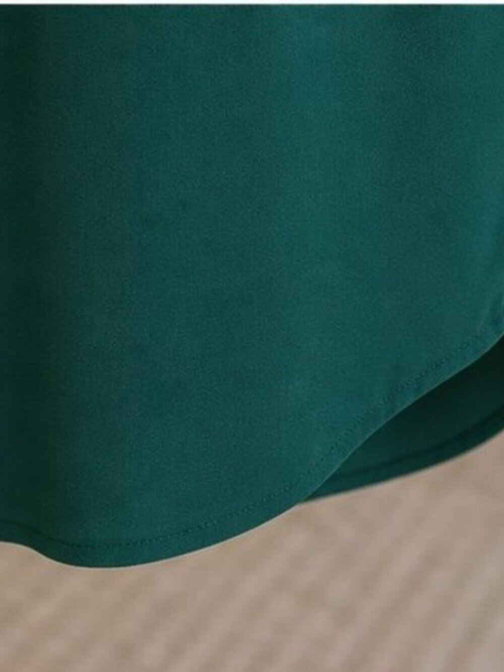 Emerald Ruffle Blouse - Picture 6 of 6